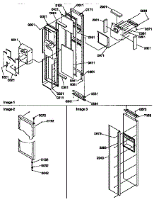 Freezer Door parts for Kenmore Refrigerator 596.57087790 (59657087790, 596 57087790) from AppliancePartsPros.com