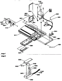 Machine Compartment parts for Kenmore Refrigerator 596.57087790 (59657087790, 596 57087790) from AppliancePartsPros.com