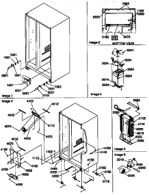 Drain System, Rollers parts for Kenmore Refrigerator 596.57087790 (59657087790, 596 57087790) from AppliancePartsPros.com