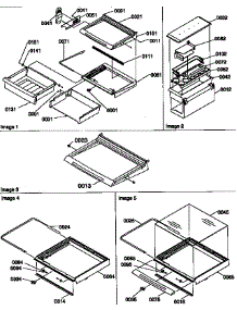 Dell, Shelf, And Crisper Assemblies parts for Kenmore Refrigerator 596.57087790 (59657087790, 596 57087790) from AppliancePartsPros.com