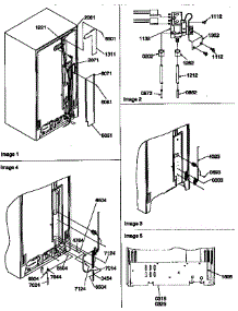 Cabinet Back parts for Kenmore Refrigerator 596.57087790 (59657087790, 596 57087790) from AppliancePartsPros.com