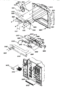 Ice And Water Cavity parts for Kenmore Refrigerator 596.57087791 (59657087791, 596 57087791) from AppliancePartsPros.com