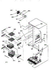 Freezer Shelves / Light parts for Kenmore Refrigerator 596.57087791 (59657087791, 596 57087791) from AppliancePartsPros.com