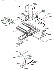 Machine Compartment parts for Kenmore Refrigerator 596.57087791 (59657087791, 596 57087791) from AppliancePartsPros.com