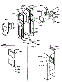 Freezer Door parts for Kenmore Refrigerator 596.57089790 (59657089790, 596 57089790) from AppliancePartsPros.com