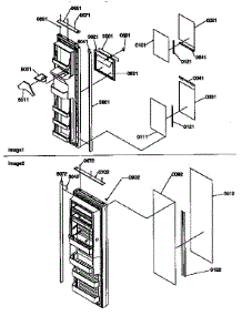 Panels And Trim parts for Kenmore Refrigerator 596.57089790 (59657089790, 596 57089790) from AppliancePartsPros.com