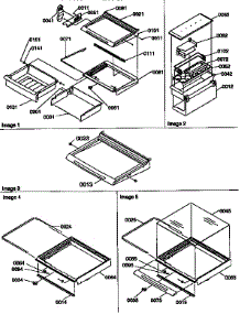 Dell, Shelf And Crisper Assemblies parts for Kenmore Refrigerator 596.57089790 (59657089790, 596 57089790) from AppliancePartsPros.com