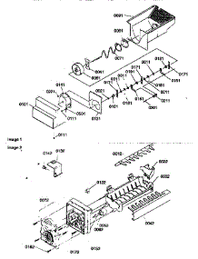 Ice Buck Auger /  Ice Maker Pts parts for Kenmore Refrigerator 596.57089791 (59657089791, 596 57089791) from AppliancePartsPros.com