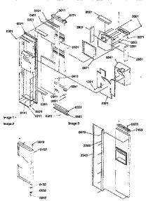 Freezer Door parts for Kenmore Refrigerator 596.57089791 (59657089791, 596 57089791) from AppliancePartsPros.com