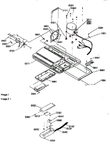 Machine Compartment parts for Kenmore Refrigerator 596.57089791 (59657089791, 596 57089791) from AppliancePartsPros.com