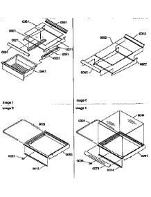 Deli, Shelf, And Crisper Assemblies parts for Kenmore Refrigerator 596.57542790 (59657542790, 596 57542790) from AppliancePartsPros.com
