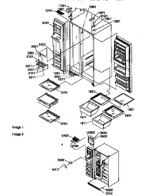 Lights, Hinges, And Toe Grille parts for Kenmore Refrigerator 596.57542790 (59657542790, 596 57542790) from AppliancePartsPros.com