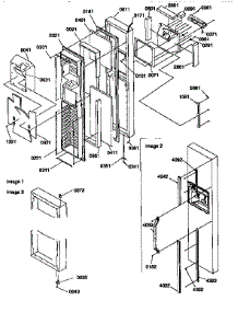 Freezer Door parts for Kenmore Refrigerator 596.57547790 (59657547790, 596 57547790) from AppliancePartsPros.com