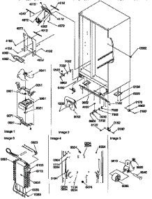 Drain System, Rollers / Evaporator Assembly parts for Kenmore Refrigerator 596.57547790 (59657547790, 596 57547790) from AppliancePartsPros.com