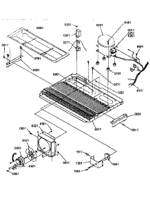 Machine Compartment parts for Kenmore Refrigerator 596.57547791 (59657547791, 596 57547791) from AppliancePartsPros.com