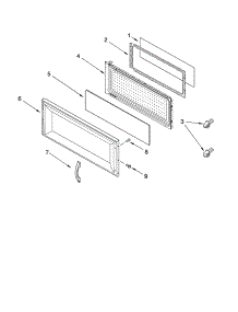 Door Parts parts for Kenmore Microwave 665.62614300 (66562614300, 665 62614300) from AppliancePartsPros.com