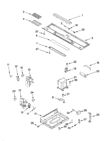 Interior And Ventilation Parts parts for Kenmore Microwave 665.62619200 (66562619200, 665 62619200) from AppliancePartsPros.com