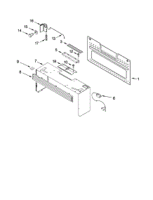 Cabinet And Installation Parts parts for Kenmore Microwave 665.62619300 (66562619300, 665 62619300) from AppliancePartsPros.com
