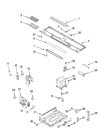 Interior And Ventilation Parts parts for Kenmore Microwave 665.62619301 (66562619301, 665 62619301) from AppliancePartsPros.com