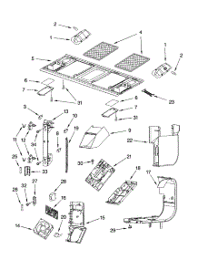 Interior And Ventilation Parts parts for Kenmore Microwave 665.63793301 (66563793301, 665 63793301) from AppliancePartsPros.com