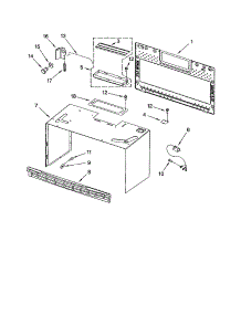 Cabinet And Installation parts for Kenmore Microwave 665.63794200 (66563794200, 665 63794200) from AppliancePartsPros.com