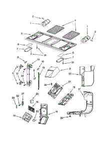 Interior And Ventilation parts for Kenmore Microwave 665.63799200 (66563799200, 665 63799200) from AppliancePartsPros.com