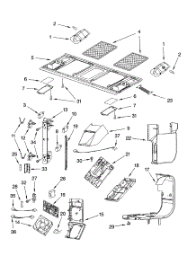Interior And Ventilation Parts parts for Kenmore Microwave 665.63799304 (66563799304, 665 63799304) from AppliancePartsPros.com