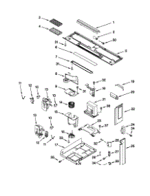 Interior And Ventilation parts for Kenmore Microwave 665.68601890 (66568601890, 665 68601890) from AppliancePartsPros.com