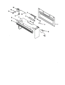 Cabinet And Installation parts for Kenmore Microwave 665.68601891 (66568601891, 665 68601891) from AppliancePartsPros.com