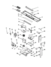 Interior And Ventilation parts for Kenmore Microwave 665.68601991 (66568601991, 665 68601991) from AppliancePartsPros.com