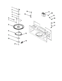 Magnetron And Turntable parts for Kenmore Microwave 665.68602890 (66568602890, 665 68602890) from AppliancePartsPros.com