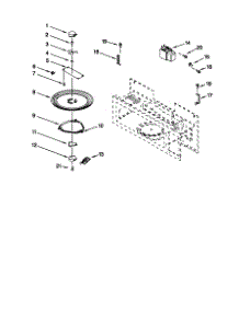Magnetron And Turntable parts for Kenmore Microwave 665.68610991 (66568610991, 665 68610991) from AppliancePartsPros.com