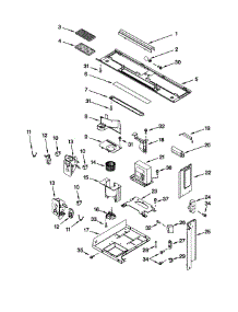 Interior And Ventilation parts for Kenmore Microwave 665.68612890 (66568612890, 665 68612890) from AppliancePartsPros.com