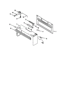 Cabinet And Installation parts for Kenmore Microwave 665.68612891 (66568612891, 665 68612891) from AppliancePartsPros.com