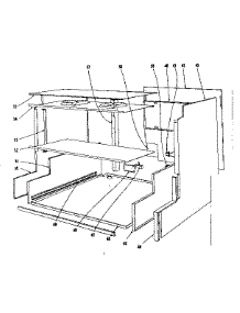 Main Structure parts for Kenmore Range 101.906620 (101906620, 101 906620) from AppliancePartsPros.com