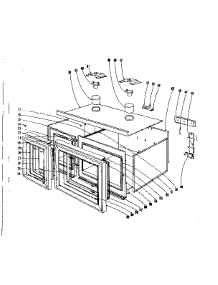 Oven Structure Section parts for Kenmore Range 101.906625 (101906625, 101 906625) from AppliancePartsPros.com