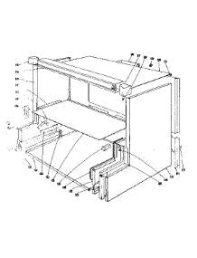 Main Structure Section parts for Kenmore Range 101.913635 (101913635, 101 913635) from AppliancePartsPros.com