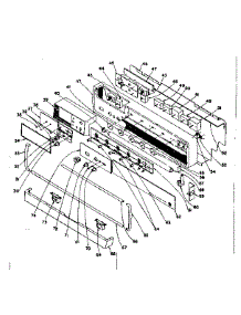 Control Panel parts for Kenmore Range 101.939581 (101939581, 101 939581) from AppliancePartsPros.com