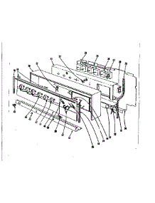 Backguard Section parts for Kenmore Range 101.963620 (101963620, 101 963620) from AppliancePartsPros.com
