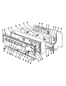Backguard Section parts for Kenmore Range 101.965620 (101965620, 101 965620) from AppliancePartsPros.com