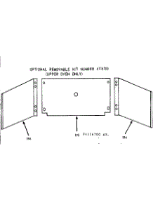 Optional Liner parts for Kenmore Range 103.4266743 (1034266743, 103 4266743) from AppliancePartsPros.com