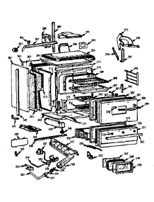 Lower Oven And Burner Section parts for Kenmore Range 103.7885004 (1037885004, 103 7885004) from AppliancePartsPros.com