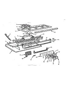 Main Top And Bottom Section parts for Kenmore Range 103.794611 (103794611, 103 794611) from AppliancePartsPros.com