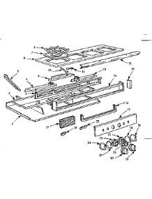 Main Top And Bottom Section parts for Kenmore Range 103.794620 (103794620, 103 794620) from AppliancePartsPros.com
