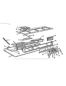 Main Top & Bottom Section parts for Kenmore Range 103.795610 (103795610, 103 795610) from AppliancePartsPros.com