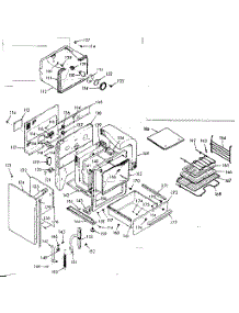 Body Section parts for Kenmore Range 103.9337100 (1039337100, 103 9337100) from AppliancePartsPros.com