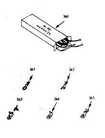 Wire Harnesses And Components parts for Kenmore Range 103.9717000 (1039717000, 103 9717000) from AppliancePartsPros.com