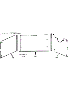 Optional Oven Liner parts for Kenmore Range 103.9746800 (1039746800, 103 9746800) from AppliancePartsPros.com