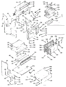 Upper Body Section parts for Kenmore Range 103.9767061 (1039767061, 103 9767061) from AppliancePartsPros.com