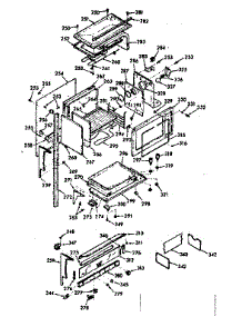 Upper Body Section parts for Kenmore Range 103.9877261 (1039877261, 103 9877261) from AppliancePartsPros.com